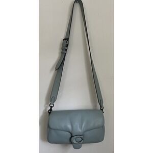 Coach Tabby 18 Pillow Letter C Women's Shoulder Bag - B4/baby blue